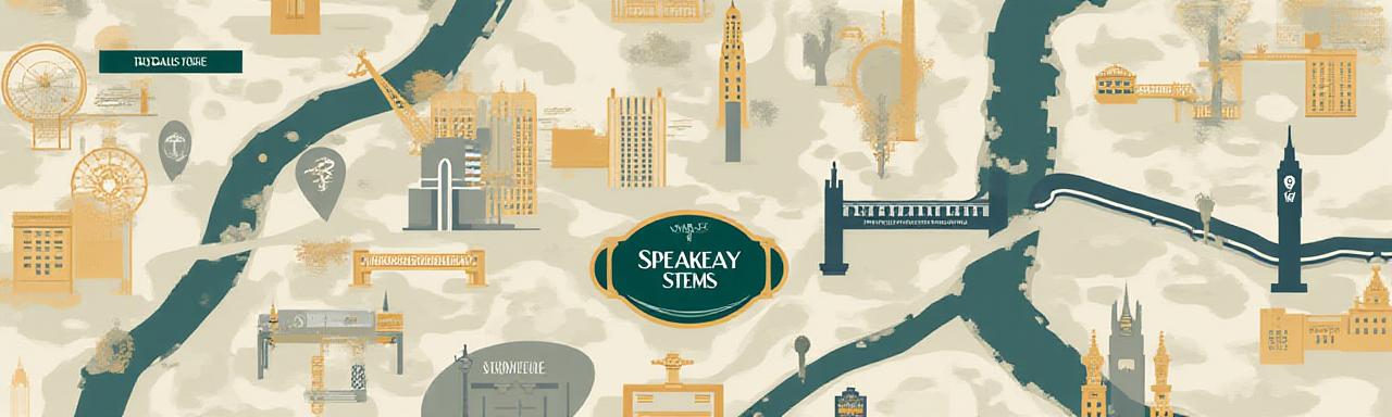 A styled map showing the location of Speakeasy Stems in Brick Lane, London.